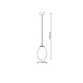 LAMPAMI -  lampa wisząca pojedyncza FONDI szkic