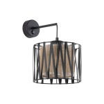 Lampa ścienna kinkiet dekoracyjny nowoczesny 1xE27 HARMONY NATURE