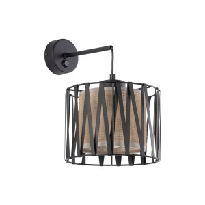 Lampa ścienna kinkiet dekoracyjny nowoczesny 1xE27 HARMONY NATURE