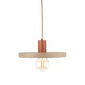 LAMPAMI - lampa sufitowa pojedyncza wisząca, lampa do salonu wisząca, lampa do sypialni wisząca, lampa do pokoju młodzieżowego, lampa do jadalni nad stół SILA BRICK SABIA