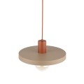 LAMPAMI - lampa sufitowa pojedyncza wisząca, lampa do salonu wisząca, lampa do sypialni wisząca, lampa do pokoju młodzieżowego, lampa do jadalni nad stół SILA BRICK SABIA