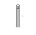 LAMPAMI - lampa ogrodowa stojąca słupek IP54 SHIRA NOWODVORSKI SZKIC