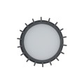 LAMPAMI - lampa zewnętrzna sufitowa szara punktowa, lampa zewnętrzna, oświetlenie zewnętrzne domu RIBO GRAY IP54