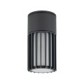 LAMPAMI - lampa zewnętrzna sufitowa szara punktowa, lampa zewnętrzna, oświetlenie zewnętrzne domu RIBO GRAY IP54