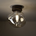LAMPAMI - nowoczesna lampa do przedpokoju, plafon sufitowy, lampa sufitowa, lampa sufitowa do kuchni, lampa do przedpokoju, ładna lampa do salonu, przytulna lampa do sypialni LAVA BROWN