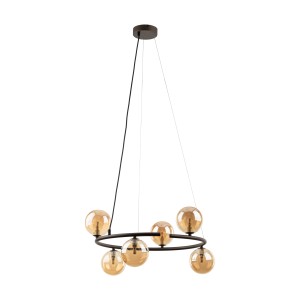 Żyrandol do pokoju dziennego 140 cm 6xG9 ANABELLE BROWN