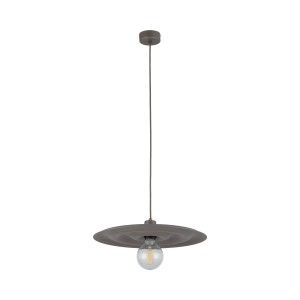 Lampa wisząca pojedyncza brązowa 150 cm 1xE27 ONDA NEW BROWN