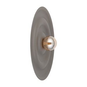 Kinkiet dekoracyjny nowoczesny brązowy 1xG9 ONDA NEW BROWN L