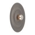LAMPAMI - kinkiet dekoracyjny nowoczesny brązowy, lampa ścienna, kinkiet ścienny płaski, kinkiet na przedpokój, kinkiet do salonu nowoczesny ONDA NEW BROWN L