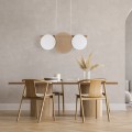 LAMPAMI - lampa do jadalni nad stół w stylu boho, lampa sufitowa wisząca, lampa do salonu, lampa do jadalni, lampa sufitowa boho PULSE