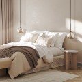 LAMPAMI - lampa wisząca pojedyncza kula szklana nieregularna, lampa sufitowa pojedyncza wisząca,  lampa do salonu, lampa do jadalni nad stół, lampa do sypialni wisząca przy łóżku LAVA BROWN