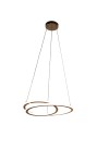 Żyrandol do salonu złoty ledowy 120 cm 32W EDEN LED 3000, 4000, 6000K osłonka biała