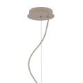 LAMPAMI - nowoczesny żyrandol do salonu beżowy, duży nowoczesny żyrandol do salonu, żyrandol modern classic, lampa wisząca nad stół w jadalni, lampa na korytarz, lampa wisząca do wysokiego salonu ORTO B NOWODVORSKI