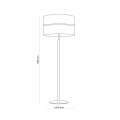 LAMPAMI - duża lampa stojąca do salonu ECO szkic