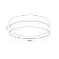LAMPAMI - lampa sufitowa w stylu boho ECO LAMPA SUFITOWA szkic