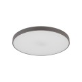 LAMPAMI - plafon sufitowy 60 cm IP54 ledowy, oświetlenie led zewnętrzne domu, lampa ledowa do garażu, oświetlenie do łazienki, plafon sufitowy ledowy VELIS BROWN PLAFON LED 60W IP54