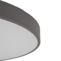 LAMPAMI - plafon sufitowy 60 cm IP54 ledowy, oświetlenie led zewnętrzne domu, lampa ledowa do garażu, oświetlenie do łazienki, plafon sufitowy ledowy VELIS BROWN PLAFON LED 60W IP54