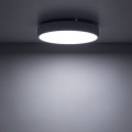 LAMPAMI - plafon ledowy sufitowy biały IP54, oświetlenie do kuchni sufitowe, oświetlenie led zewnętrzne domu, oświetlenie tarasu sufitowe, oświetlenie do łazienki, lampa led sufitowa IP54 VELIS WHITE 24W