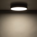 LAMPAMI - lampa sufitowa ledowa IP54, plafon sufitowy IP54, lampa ledowa do garażu, lampa do łazienki, lampa na korytarz, lampa zewnętrzna VELIS BROWN PLAFON LED 24W IP54