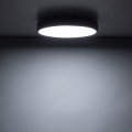 LAMPAMI - lampa sufitowa ledowa IP54, plafon sufitowy IP54, lampa ledowa do garażu, lampa do łazienki, lampa na korytarz, lampa zewnętrzna VELIS BROWN PLAFON LED 24W IP54