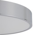 LAMPAMI - plafon ledowy sufitowy IP54, lampa sufitowa do łazienki, lampa ledowa do garażu, lampa do kuchni, lampa na korytarz,  lampa na taras VELIS CHROME LED 24W