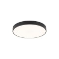LAMPAMI - lampa sufitowa led IP54 czarna, lampa led na sufit, oświetlenie do kuchni sufitowe, oświetlenie led zewnętrzne domu, lampa ledowa do garażu, oświetlenie do łazienki, lampa biurowa VELIS BLACK
