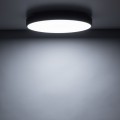 LAMPAMI - lampa sufitowa ledowa IP54, plafon ledowy sufitowy, lampa sufitowa ledowa, plafon łazienkowy, lampa zewnętrzna brązowa VELIS BROWN PLAFON LED 30W