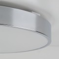 LAMPAMI - plafon ledowy sufitowy, plafon łazienkowy led, lampa nad wannę, oświetlenie do kuchni sufitowe, oświetlenie do łazienki VELIS CHROME