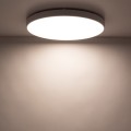 LAMPAMI - plafon sufitowy 60 cm IP54 ledowy biały, lampa led na sufit, oświetlenie do kuchni sufitowe, oświetlenie tarasu sufitowe, oświetlenie do łazienki, lampa na korytarz VELIS WHITE