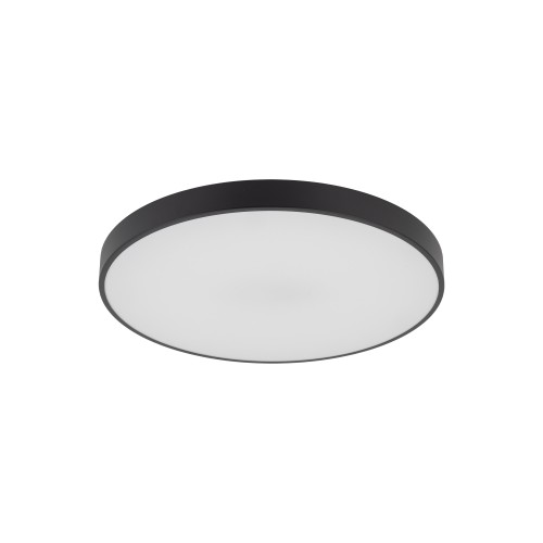 LAMPAMI - lampa sufitowa led IP54 czarna, lampa sufitowa do łazienki, oświetlenie do kuchni sufitowe, oświetlenie led zewnętrzne domu, lampa sufitowa ledowa, plafon ledowy sufitowy VELIS BLACK