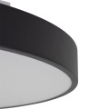 LAMPAMI - lampa sufitowa led IP54 czarna, lampa sufitowa do łazienki, oświetlenie do kuchni sufitowe, oświetlenie led zewnętrzne domu, lampa sufitowa ledowa, plafon ledowy sufitowy VELIS BLACK