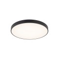 LAMPAMI - lampa sufitowa led IP54 czarna, lampa sufitowa do łazienki, oświetlenie do kuchni sufitowe, oświetlenie led zewnętrzne domu, lampa sufitowa ledowa, plafon ledowy sufitowy VELIS BLACK