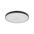 LAMPAMI - plafon sufitowy 60 cm IP54 ledowy czarny, lampa led na sufit, plafon ledowy sufitowy, oświetlenie do kuchni sufitowe, oświetlenie led zewnętrzne domu, lampa ledowa do garażu, oświetlenie do łazienki - plafon sufitowy VELIS BLACK