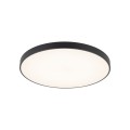 LAMPAMI - plafon sufitowy 60 cm IP54 ledowy czarny, lampa led na sufit, plafon ledowy sufitowy, oświetlenie do kuchni sufitowe, oświetlenie led zewnętrzne domu, lampa ledowa do garażu, oświetlenie do łazienki - plafon sufitowy VELIS BLACK