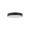 LAMPAMI - lampa sufitowa ledowa czarna IP54, plafon ledowy sufitowy, czarny plafon, oświetlenie do kuchni sufitowe, oświetlenie do łazienki, oświetlenie zewnętrzne, lampa led na sufit VELIS BLACK