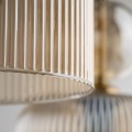 LAMPAMI - lampa sufitowa wisząca 3 punktowa, lampa do salonu, przytulna lampa do sypialni nad łóżkiem, lampa wisząca nad stół do jadalni, lampa do pokoju gościnnego, czarna lampa wisząca SOPHIA COGNAC