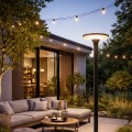LAMPAMI - latarnia solarna ogrodowa,  lampa solarna ogrodowa stojąca wysoka, latarnia solarna, oświetlenie na taras, oświetlenie ogrodowe PATIO
