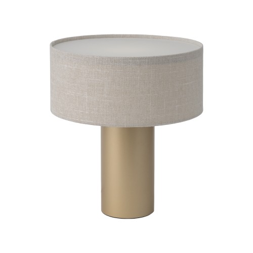 LAMPAMI - lampa stojąca beżowa, lampa stojąca do salonu nowoczesna, beżowa lampka nocna, przytulna lampa do sypialni, lampa modern classic, lampa dekoracyjna stojąca SANTANA NOWODVORSKI