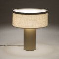 LAMPAMI - lampa stojąca beżowa, lampa stojąca do salonu nowoczesna, beżowa lampka nocna, przytulna lampa do sypialni, lampa modern classic, lampa dekoracyjna stojąca SANTANA NOWODVORSKI