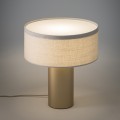 LAMPAMI - lampa stojąca beżowa, lampa stojąca do salonu nowoczesna, beżowa lampka nocna, przytulna lampa do sypialni, lampa modern classic, lampa dekoracyjna stojąca SANTANA NOWODVORSKI