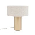 LAMPAMI - lampa stojąca beżowa, lampa stojąca do salonu nowoczesna, beżowa lampka nocna, przytulna lampa do sypialni, lampa modern classic, lampa dekoracyjna stojąca SANTANA NOWODVORSKI