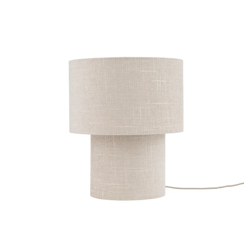 LAMPAMI - lampka nocna beżowa modern classic, lampka stojąca do pokoju, lampka nocna do sypialni, lampa do salonu, lampa stojąca SANTANA NOWODVORSKI