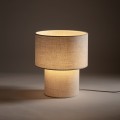 LAMPAMI - lampka nocna beżowa modern classic, lampka stojąca do pokoju, lampka nocna do sypialni, lampa do salonu, lampa stojąca SANTANA NOWODVORSKI