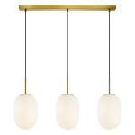 Lampa nad stół do jadalni złota wisząca kule 133 cm 3xE14 ALIAS GOLD