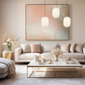 LAMPAMI - lampa nad stół do jadalni złota wisząca kule, elegancka lampa wisząca potrójna, klosze białe kule, lampa wisząca ALIAS GOLD
