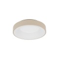 LAMPAMI - plafon sufitowy ledowy beżowy, oświetlenie do kuchni sufitowe, lampa na korytarz, lampa do garderoby NIKKI ROUND LED NOWODVORSKI
