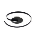 LAMPAMI - czarna lampa sufitowa do sypialni, lampa ledowa do salonu, plafon sufitowy, oświetlenie do kuchni sufitowe, nowoczesna lampa do przedpokoju, lampa sufitowa LORENZO BLACK