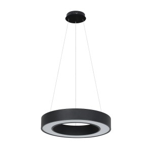 Żyrandol ledowy czarny nowoczesny 120 cm 40W LED 3000-4000-6000K UNION