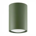 LAMPAMI - lampa sufitowa pojedyncza punktowa, tuba plafon zielona oliwka, oświetlenie do kuchni sufitowe, oświetlenie do przedpokoju sufitowe, oświetlenie sufitowe tuba natynkowa, nowoczesna oprawa stropowa LAGOS 10 zielona oliwka