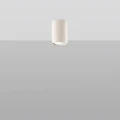 LAMPAMI - lampa sufitowa pojedyncza punktowa, tuba plafon kaszmir, lampa przysufitowa, oświetlenie do kuchni sufitowe, oświetlenie do przedpokoju sufitowe, oświetlenie sufitowe tuba sufitowa, lampa sufitowa punktowa LAGOS 10